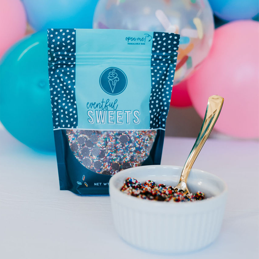 Dark Compound Rainbow NonPareil Chip