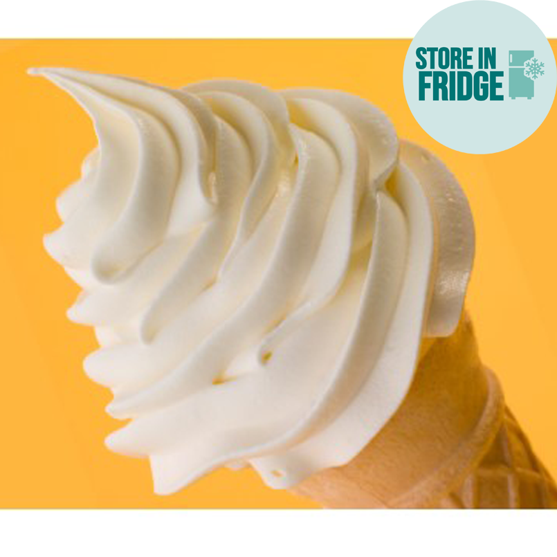 Classic Vanilla Non-Dairy Soft Serve - 40 lbs