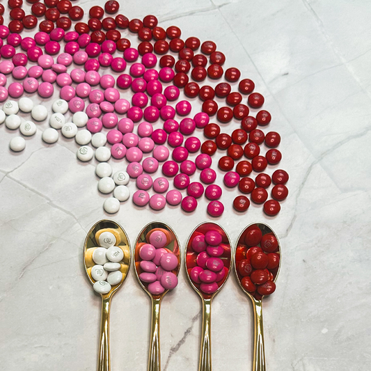 Red, White, and Pink M&M's Whole