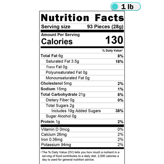 Milk Chocolate Micro Mini Gems - Nearing Best By*