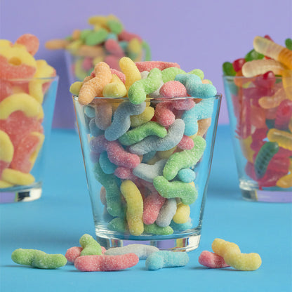 Gummi Tiny Sour Neon Worms