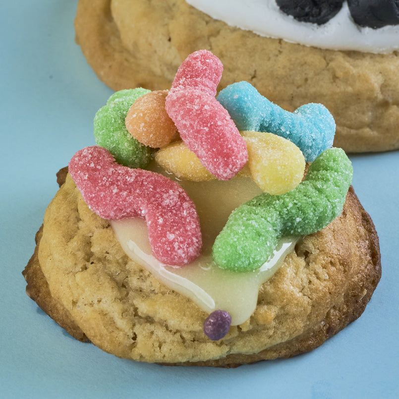 Gummi Tiny Sour Neon Worms