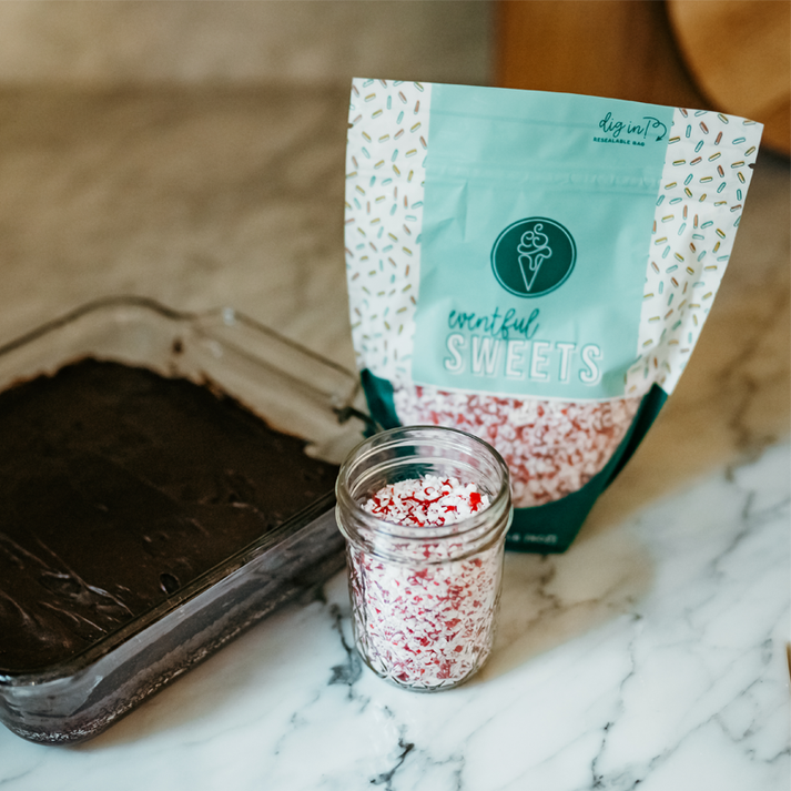 Crushed Peppermint Topping – Eventful Sweets